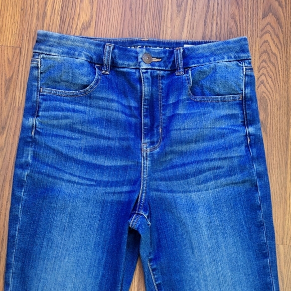 Womens American Eagle Curvy High Rise Jeggings Next Level Stretch 12 Long - Picture 4 of 8